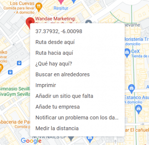 Conseguir las Coordenadas para geolocalizar