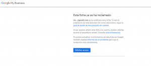 reclamar ficha de google my business